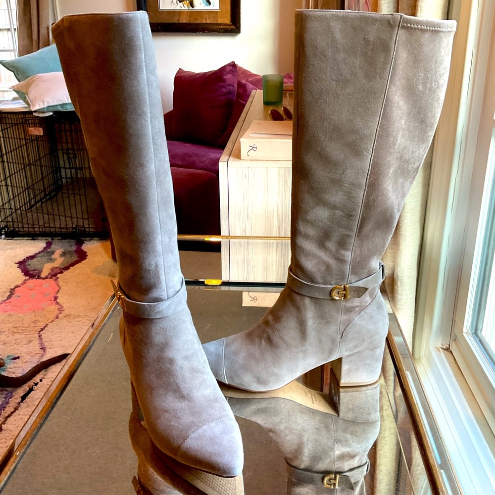 Cole Haan - leather suede tall boots